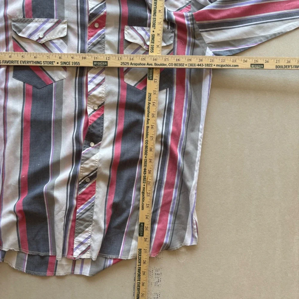 Vintage Wrangler Pearl Snap‎ Shirt
